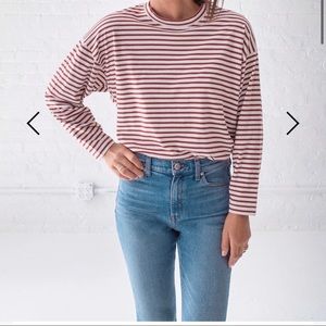 AYR The French Fry Long Sleeve Tee - Brick Lane- XL NEW